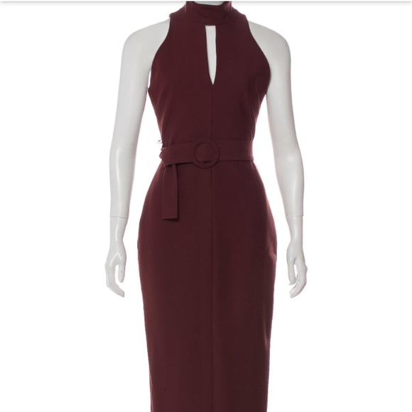 Cinq a Sept Keyhole Midi Dress - Picture 2 of 6